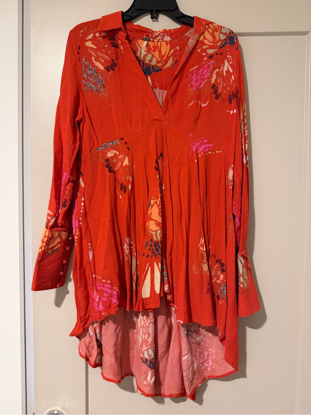 Free people field of butterflies tunic